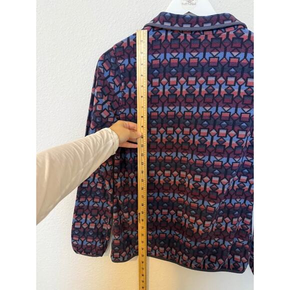 Patagonia Women’s Micro-D Snap T Fleece Aztec Pullover Sz S - Picture 8 of 9